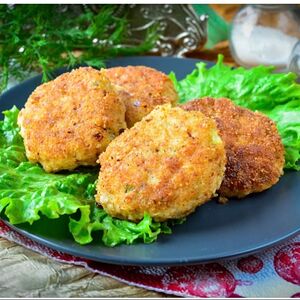 Рыбные котлеты лососевые