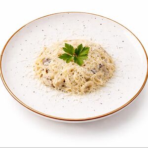 Фетучини курица с грибами