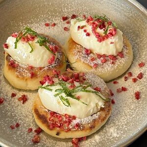 Сырники с ванильным кремом