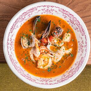 Суп с морепродуктами
