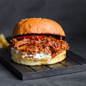 Бургер со свининой