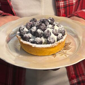 Тарталетка с голубикой 