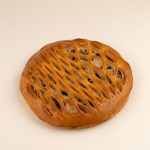 Пирог с курицей и грибами