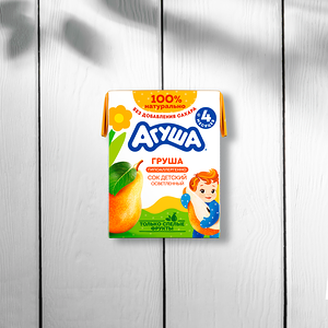 Грушевый сок Агуша