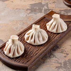 Хинкали с говядиной и свининой