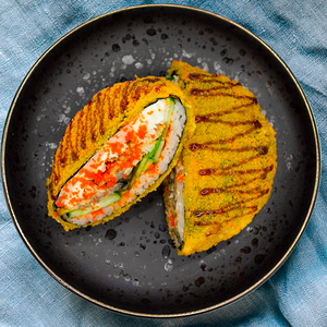 Ролл бургер с угрем