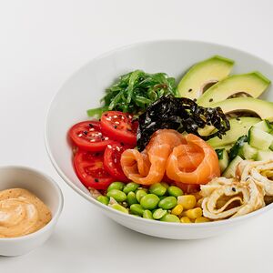 Поке с лососем