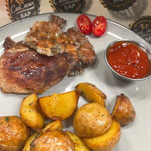 Стейк из свиной шеи