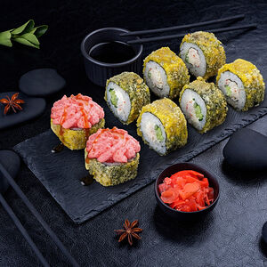 Жареный ролл Лава Краб