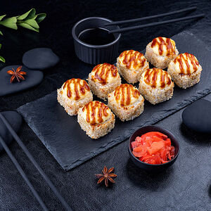 Запечённый ролл Филадельфия Хот