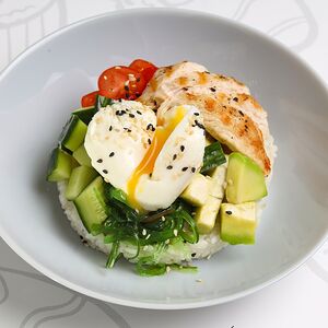 Поке с курицей