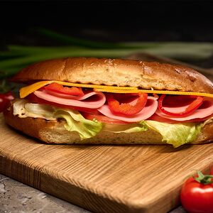 Сэндвич с ветчиной и сыром