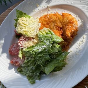 Шницель из цыпленка А-ля Цезарь