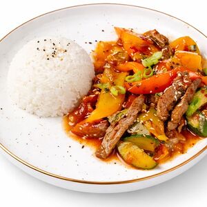 Мясо с овощами