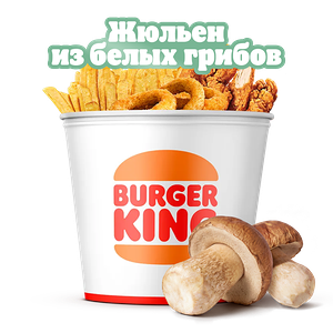 Кинг Букет Стрипсы микс Жюльен из грибов