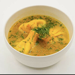 Суп куриный с мини-хинкали