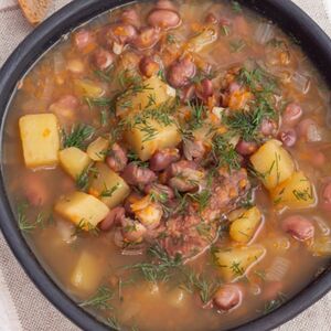 Суп фасолевый 