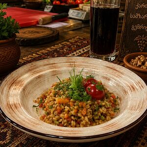 Булгур с овощами 