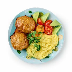 Котлетки детские с пюре