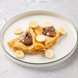 Блинчики с бананом и Nutella