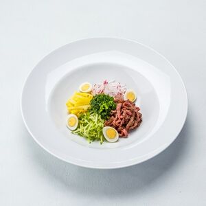 Окрошка с брискетом