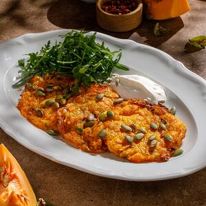 Оладьи из тыквы