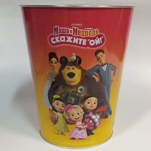 Жестяное ведро Маша и медведь