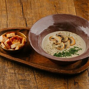 Суп грибной постный