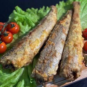 Минтай жареный