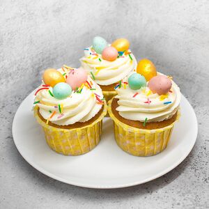 Капкейк творожно-апельсиновый к Пасхе