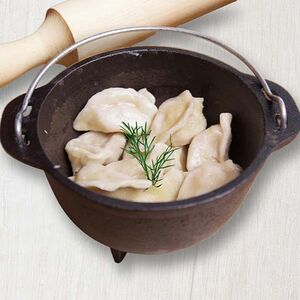 Пельмени с куриным филе и сыром