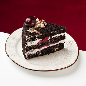 Торт Чёрный лес Кусочек