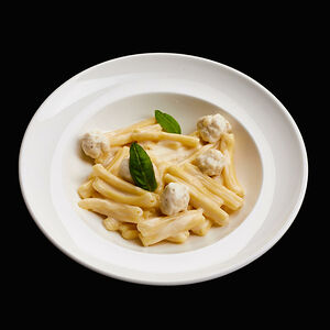 Паста детская с фрикадельками