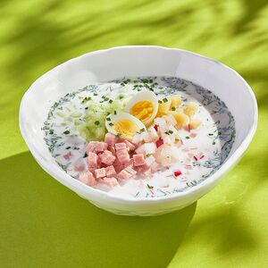 Окрошка с окороком