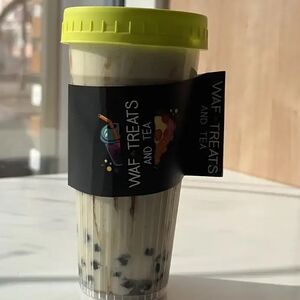 Зеленая матча с тапиокой