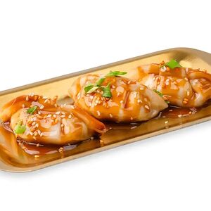 Гёдза с курицей (в кокосово-устричном соусе)