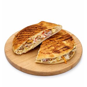 Шаурма со свининой в лепешке