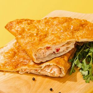 Чебурек с курицей по-азиатски