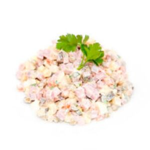 Салат Оливье с мясом