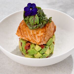 Стейк из лосося