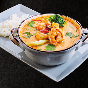 Том Ям с креветками