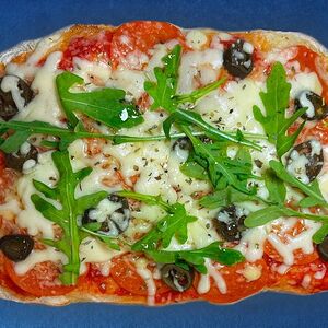 Римская пицца Пеперони с халапеньо