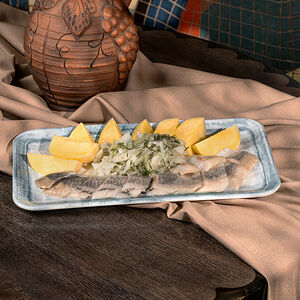 Сельдь пряного посола с картопили