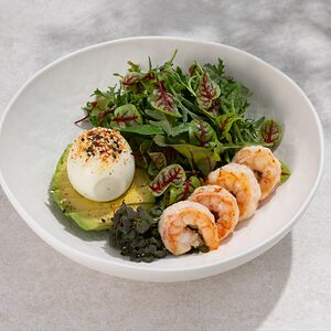 Завтрак с креветками