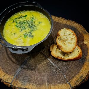 Норвежский суп с семгой 