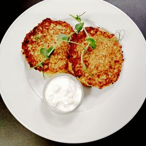 Драники, фаршированные мясом