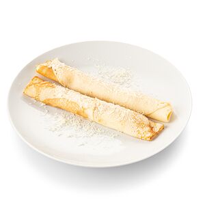Блинчики с сыром и ветчиной