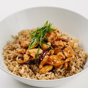 Курочка терияки с рисом
