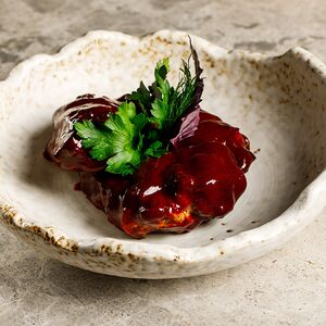 Курица в ежевичном соусе