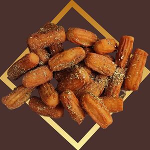 Чуррос Mini с травами, чесноком и соусами: чесночно-йогуртовый и сырным